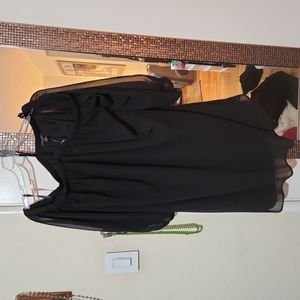 Ann Taylor Black off Sholder Dress